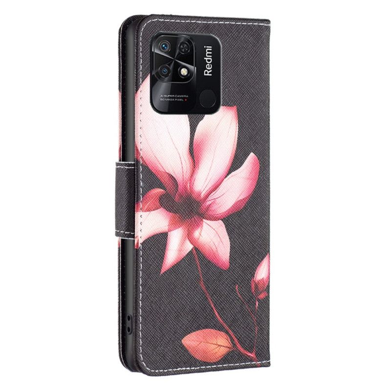 Lærdeksel Til Xiaomi Redmi 10C Rosa Blomst