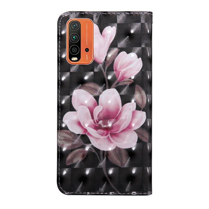 Folio Deksel Til Xiaomi Redmi 9T Blomstblomster