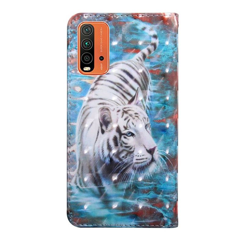 Folio Deksel Til Xiaomi Redmi 9T Tiger I Vann