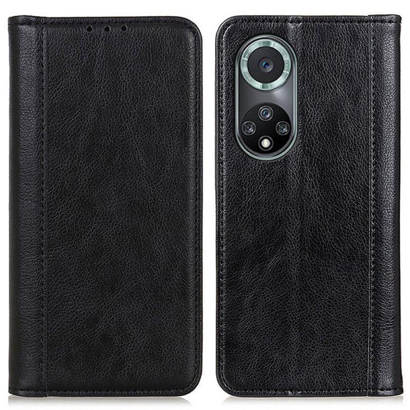 Beskyttelse Deksel Til Honor 50 Pro Folio Deksel Pro Elegance Split Litchi Leather