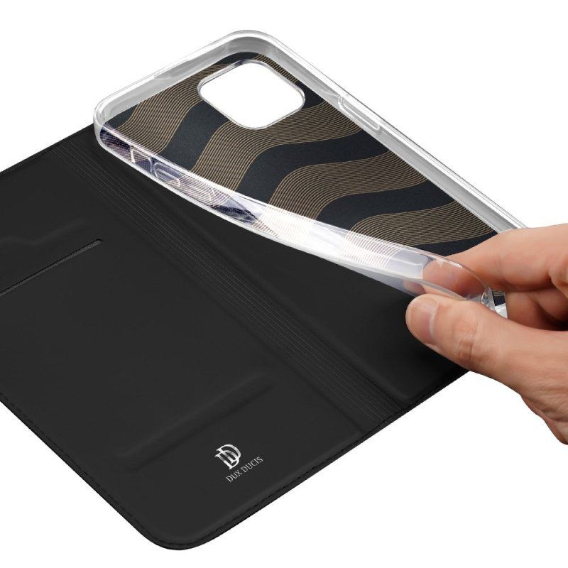 Beskyttelse Deksel Til iPhone 15 Plus Folio Deksel Skin-pro-serien Dux Ducis