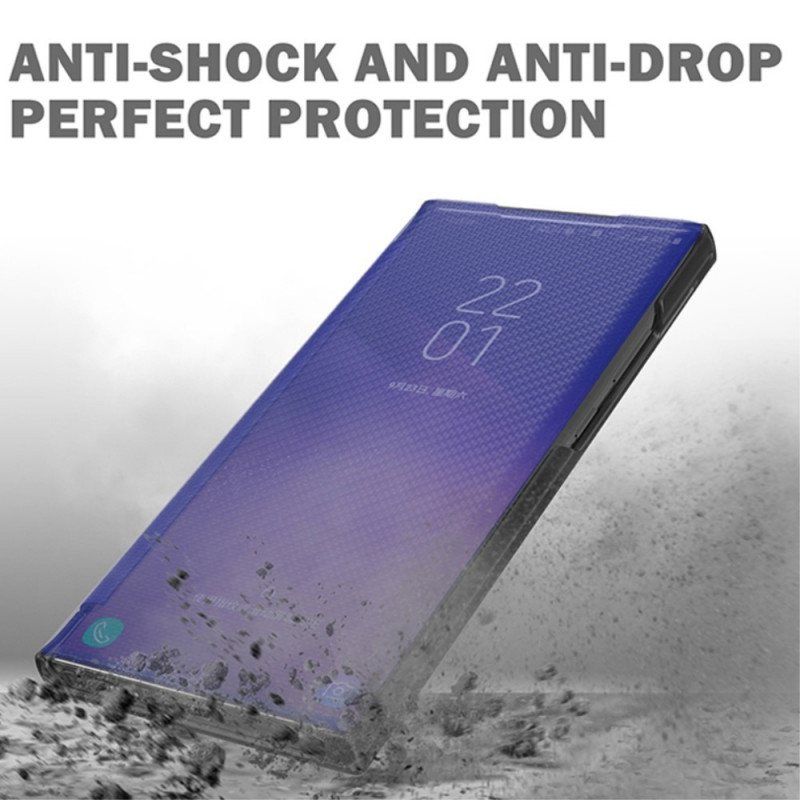 Beskyttelse Deksel Til Samsung Galaxy S20 Plus / S20 Plus 5G Folio Deksel Gjennomsiktig Karbonfiber