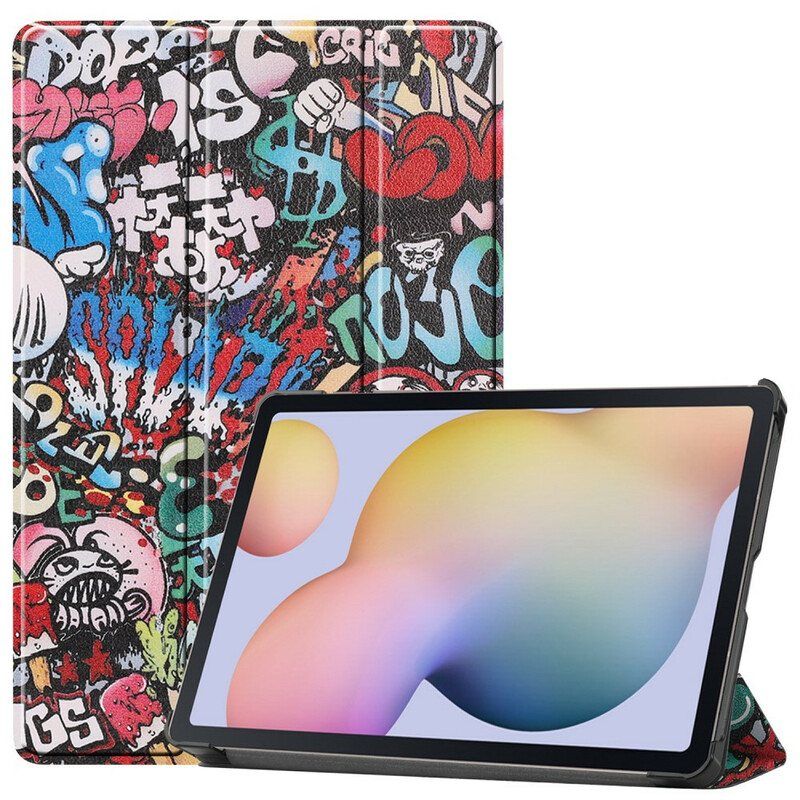 Beskyttelse Deksel Til Samsung Galaxy Tab S8 Plus / Tab S7 Plus Graffiti Blyantholder