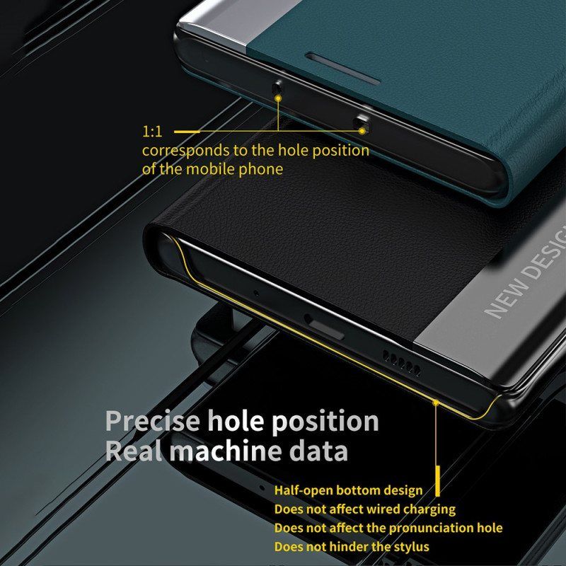 Beskyttelse Deksel Til Xiaomi Redmi Note 12 5G Folio Deksel Nytt Design