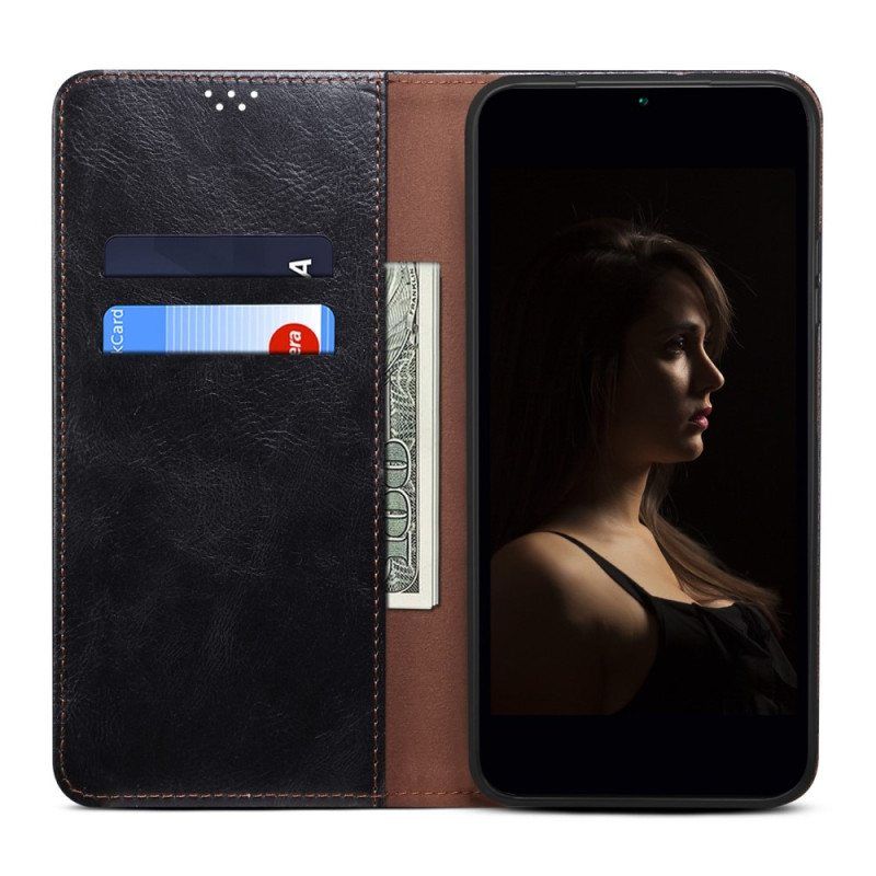 Beskyttelse Deksel Til Xiaomi Redmi Note 12 Pro Folio Deksel Oljeskinn