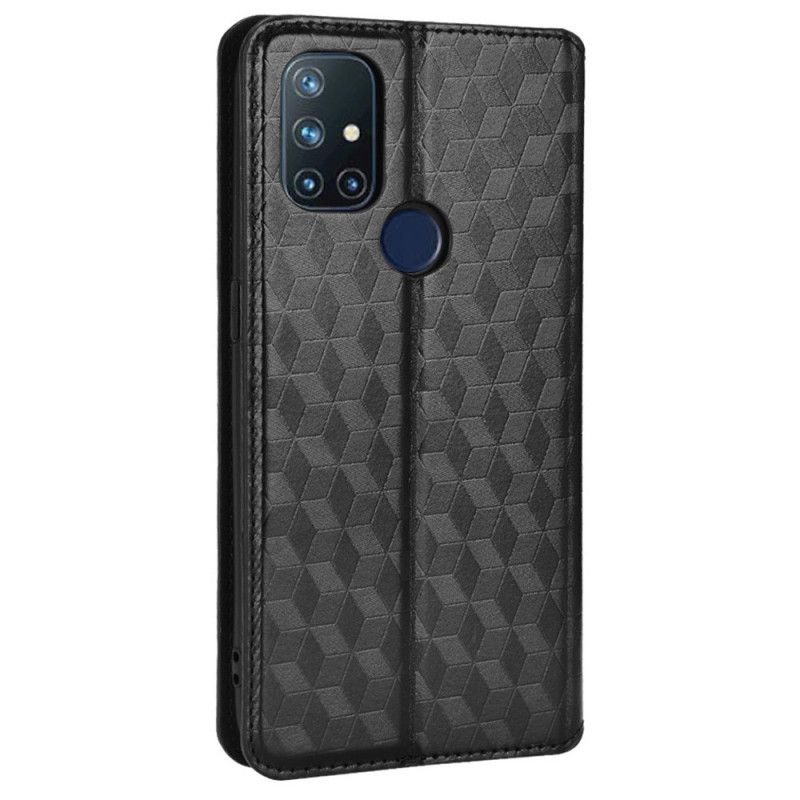 Beskyttelse Deksel Til OnePlus Nord N10 Folio Deksel Diamond Leather Effect