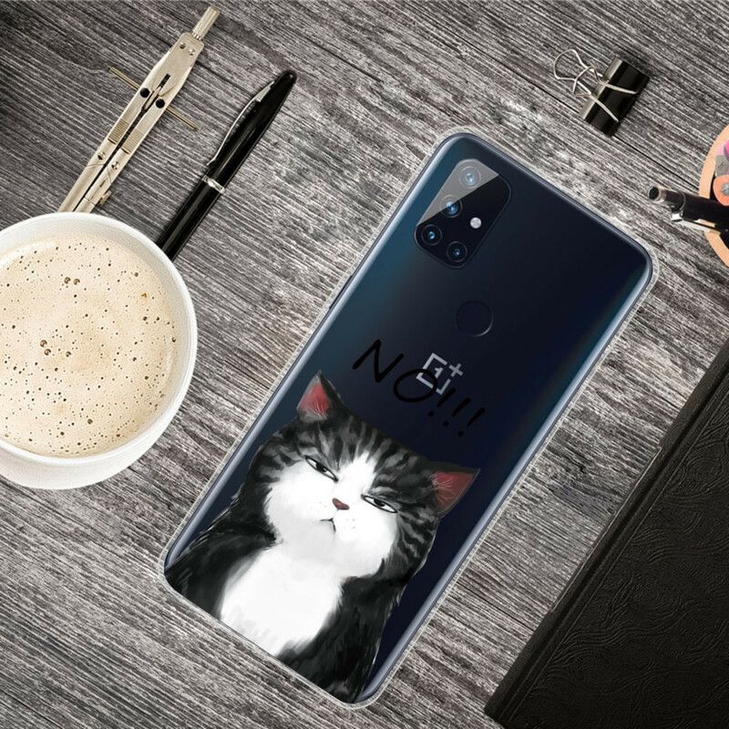 Deksel Til OnePlus Nord N10 Katten Som Sier Nei