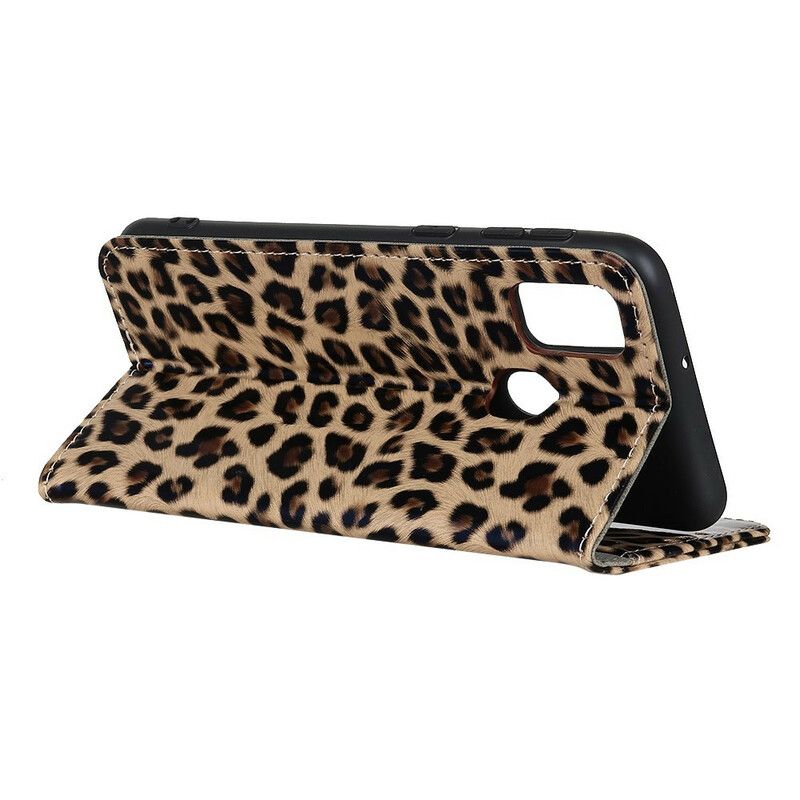 Folio Deksel Til OnePlus Nord N10 Leopard