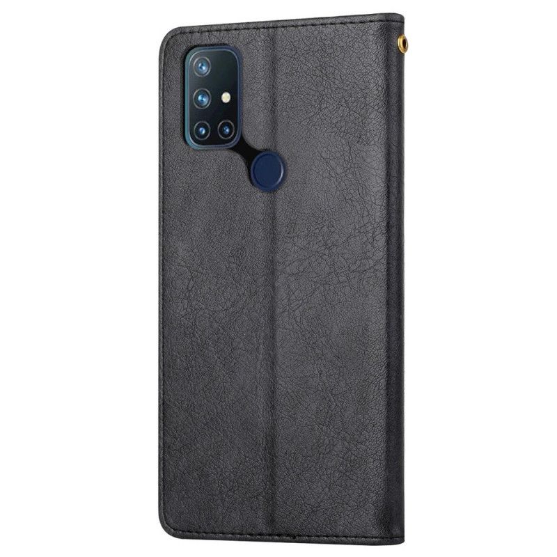 Lærdeksel Til OnePlus Nord N10 Faux Leather Silhouette