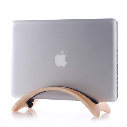 Bookarc Natural Wood Stand For Macbook