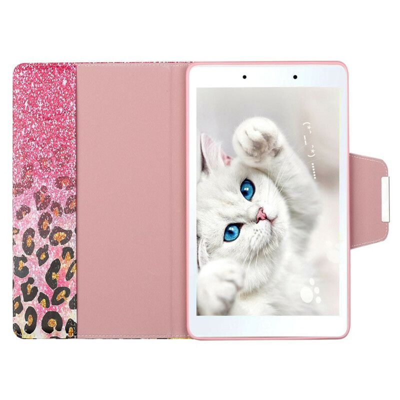 Folio Deksel Til Samsung Galaxy Tab A 8" (2019) Skinny Cheetah-mønster