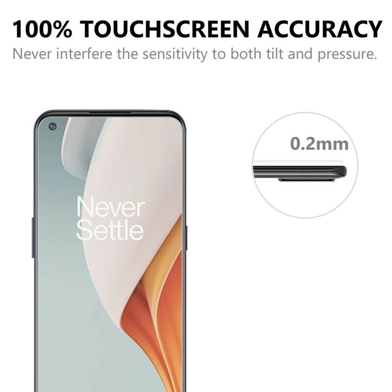 Arc Edge Herdet Glassbeskyttelse (0.2 Mm) For Oneplus Nord N100-Skjermen