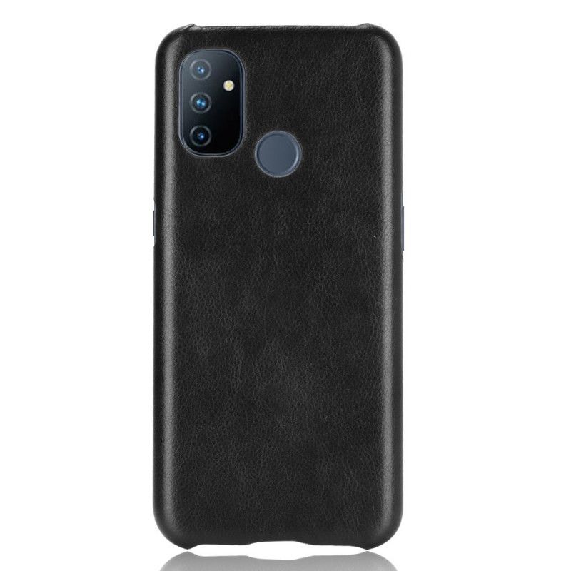 Deksel Til OnePlus Nord N100 Performance Litchi Leather Effect