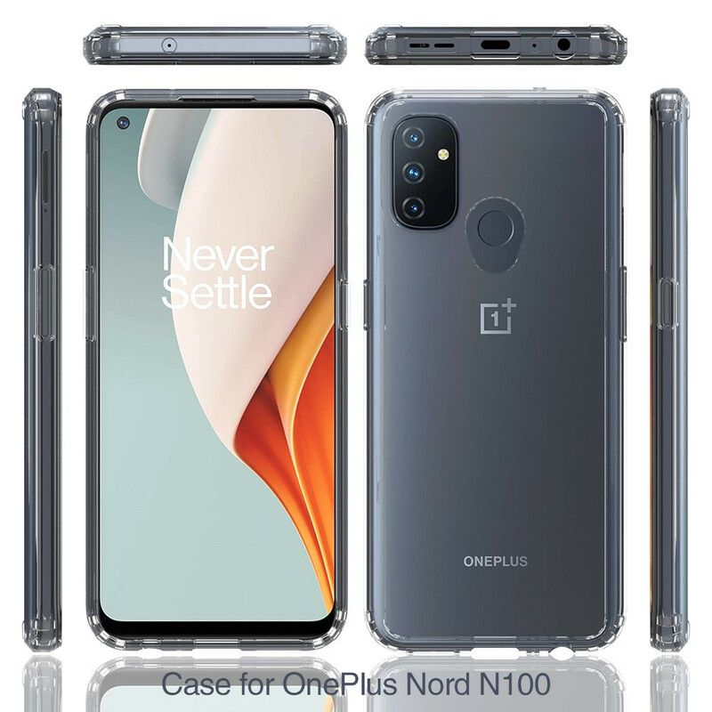 Deksel Til OnePlus Nord N100 Transparent Hybrid Design