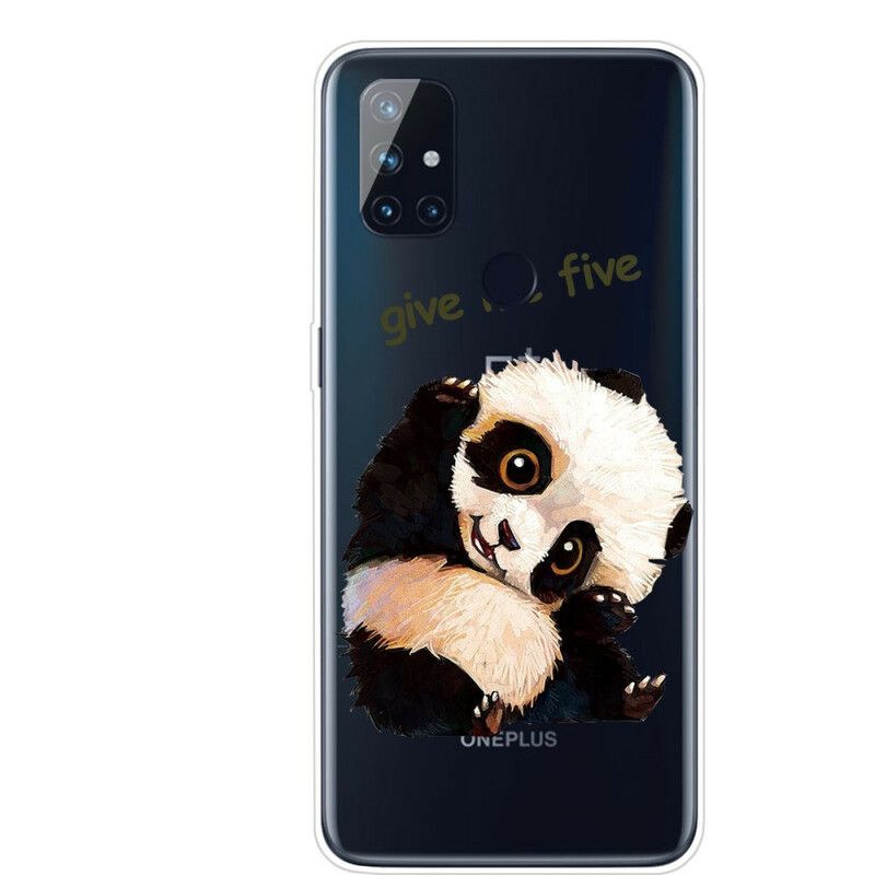 Deksel Til OnePlus Nord N100 Transparent Panda Gi Meg Fem