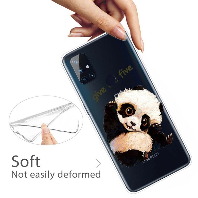 Deksel Til OnePlus Nord N100 Transparent Panda Gi Meg Fem