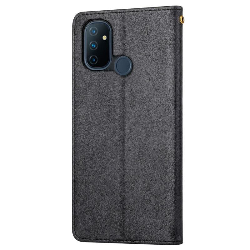 Folio Deksel Til OnePlus Nord N100 Faux Leather Silhouette