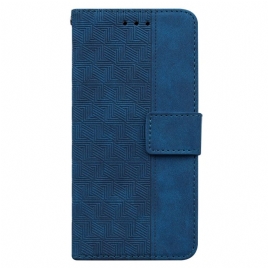 Lærdeksel Folio Deksel Xiaomi Redmi Note 13 Pro Plus 5g Mobildeksel Strappy Vevd Mønster