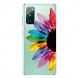 Deksel Til Samsung Galaxy S20 FE Fargerik Blomst