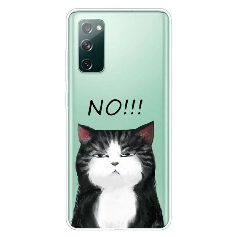 Deksel Til Samsung Galaxy S20 FE Katten Som Sier Nei