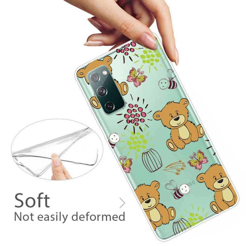 Deksel Til Samsung Galaxy S20 FE Teddy Bears Topp