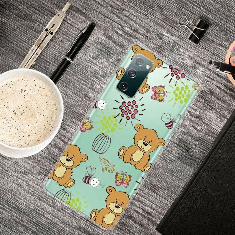 Deksel Til Samsung Galaxy S20 FE Teddy Bears Topp