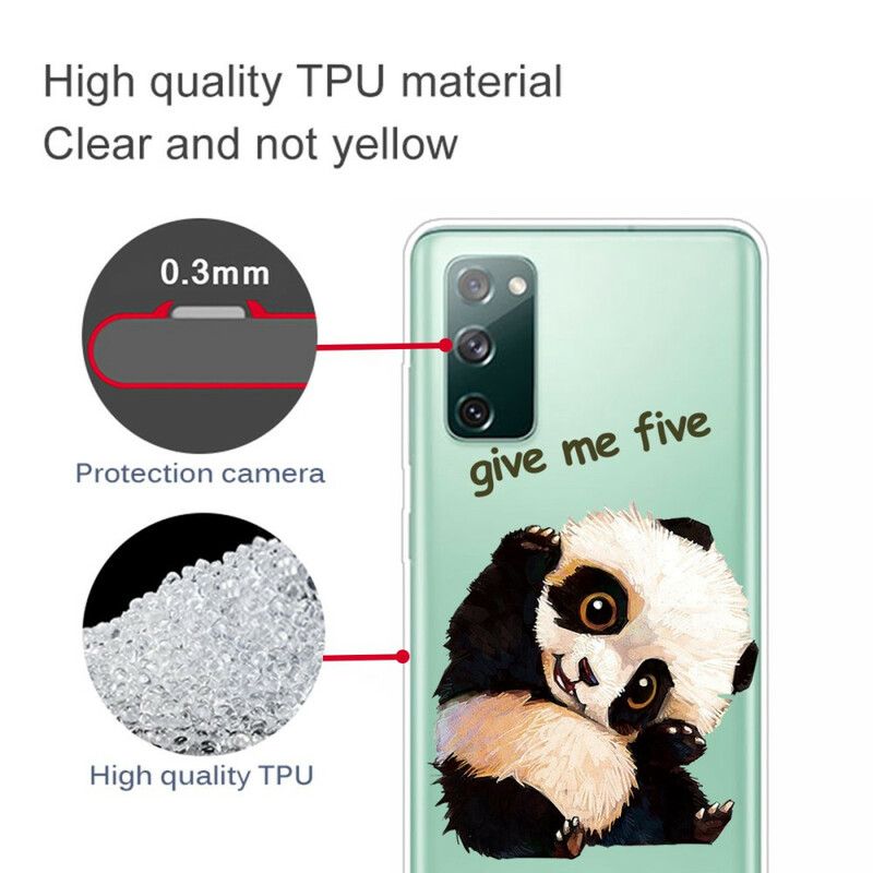 Deksel Til Samsung Galaxy S20 FE Transparent Panda Gi Meg Fem