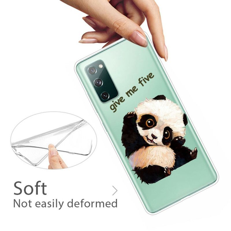 Deksel Til Samsung Galaxy S20 FE Transparent Panda Gi Meg Fem