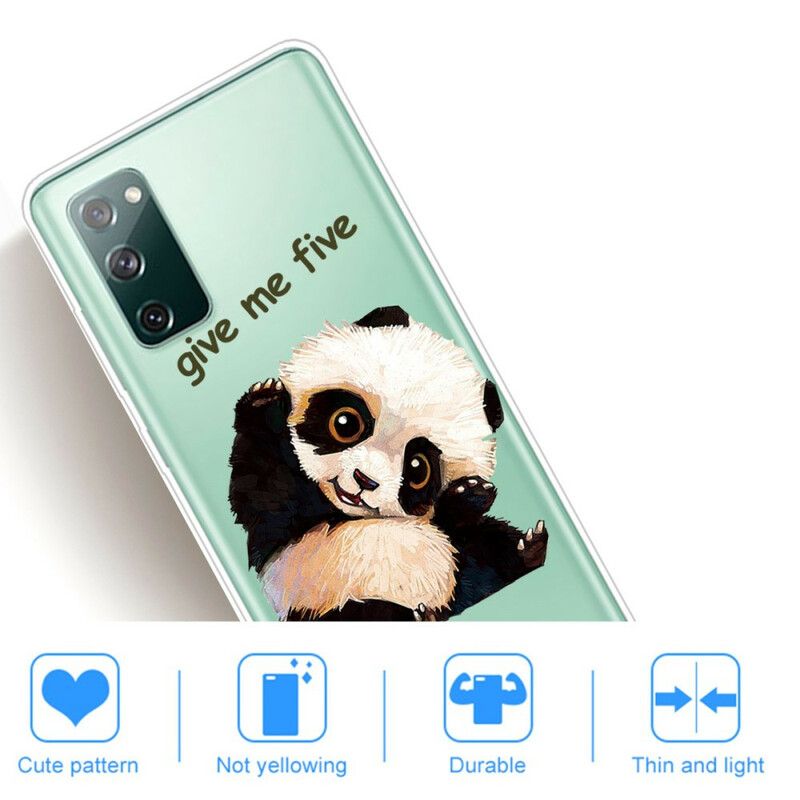 Deksel Til Samsung Galaxy S20 FE Transparent Panda Gi Meg Fem