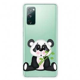 Deksel Til Samsung Galaxy S20 FE Transparent Trist Panda