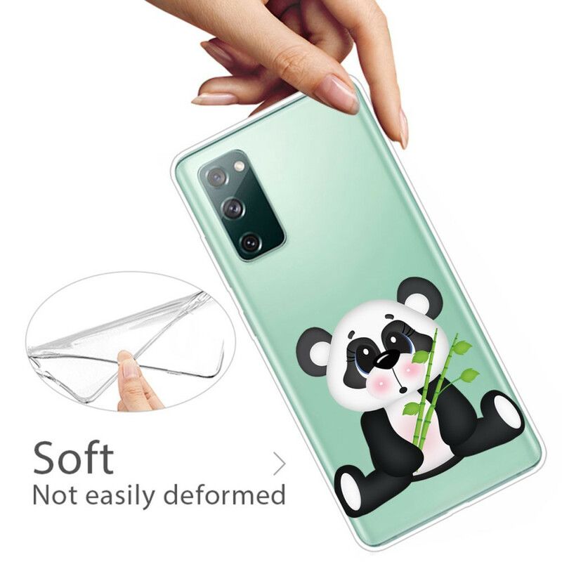 Deksel Til Samsung Galaxy S20 FE Transparent Trist Panda