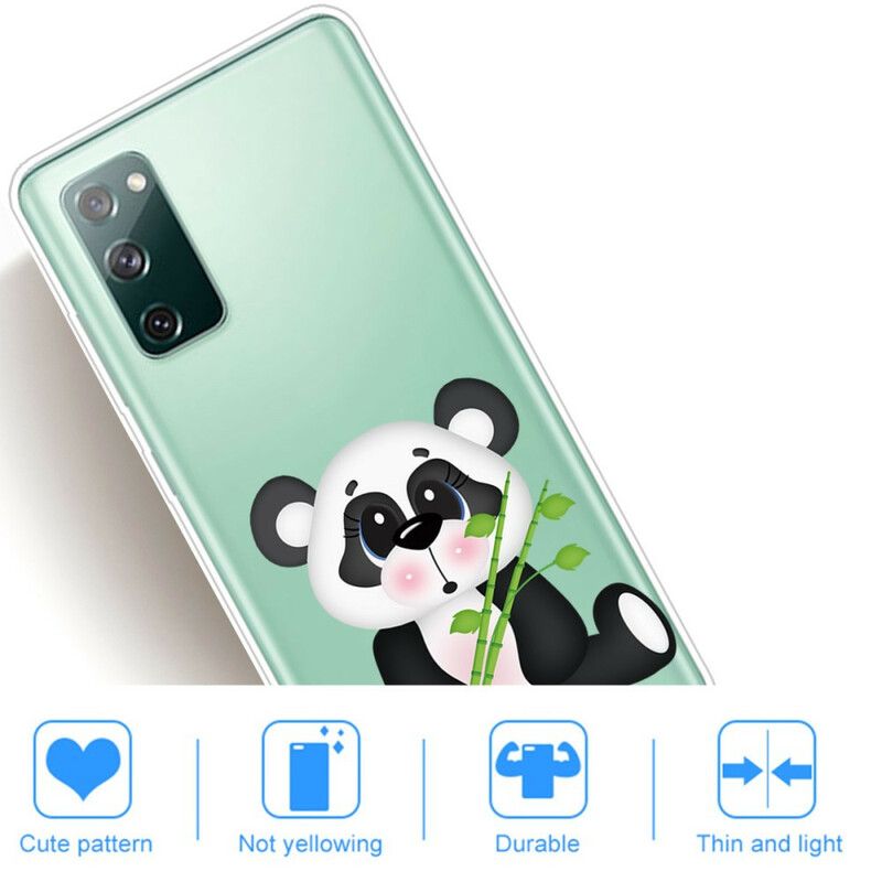 Deksel Til Samsung Galaxy S20 FE Transparent Trist Panda