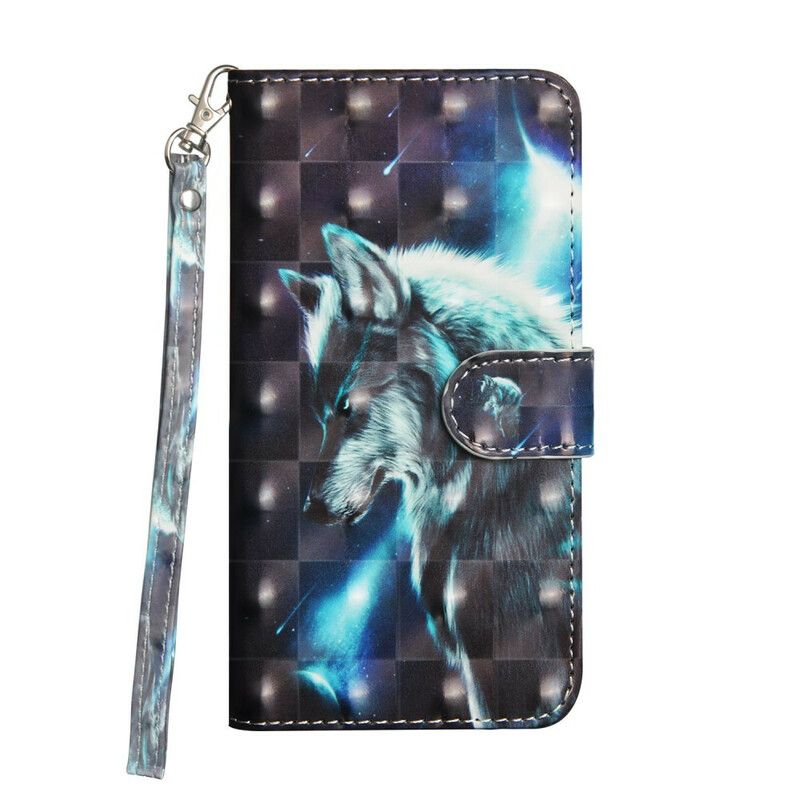 Folio Deksel Til Samsung Galaxy S20 FE Majestic Wolf