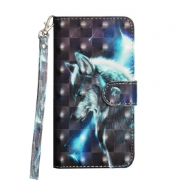 Folio Deksel Til Samsung Galaxy S20 FE Majestic Wolf