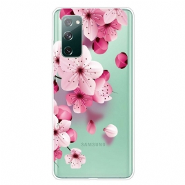 Mobildeksel Til Samsung Galaxy S20 FE Små Rosa Blomster