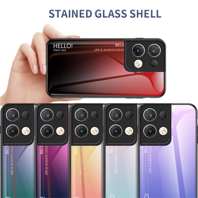 Deksel Til Oppo Reno 8 Pro Hei Herdet Glass