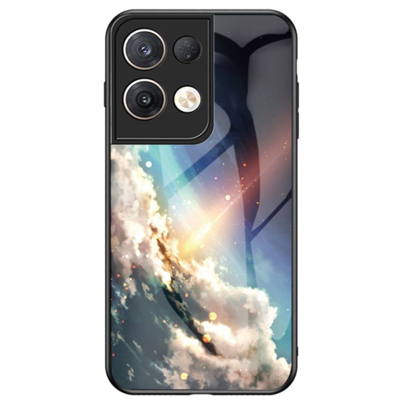 Deksel Til Oppo Reno 8 Pro Herdet Glassmønster