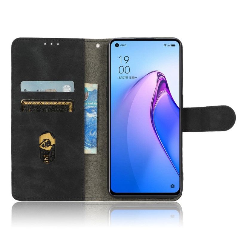 Folio Deksel Til Oppo Reno 8 Pro Med Kjede Vanlig Strappy