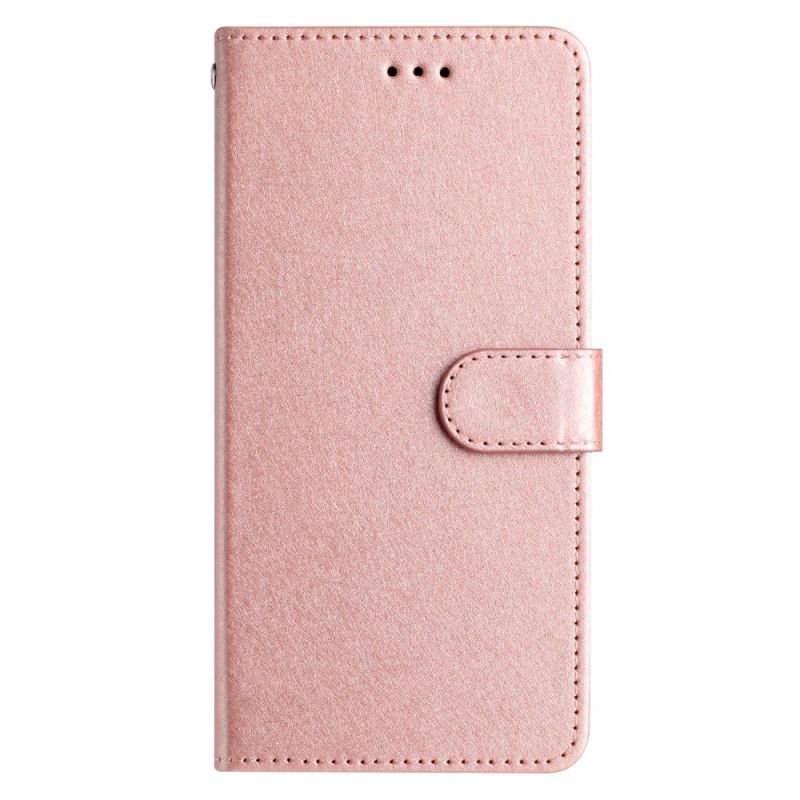 Lærdeksel Folio Deksel Oppo A98 5g Mobildeksel Strappy Silk Texture