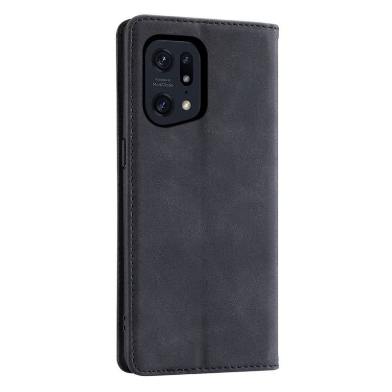 Beskyttelse Deksel Til Oppo Find X5 Pro Folio Deksel Faux Leather Casedance