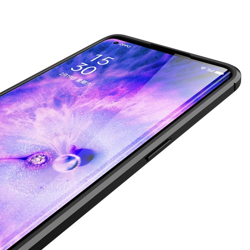 Deksel Til Oppo Find X5 Pro Dobbellinje Litchi-skinneffekt