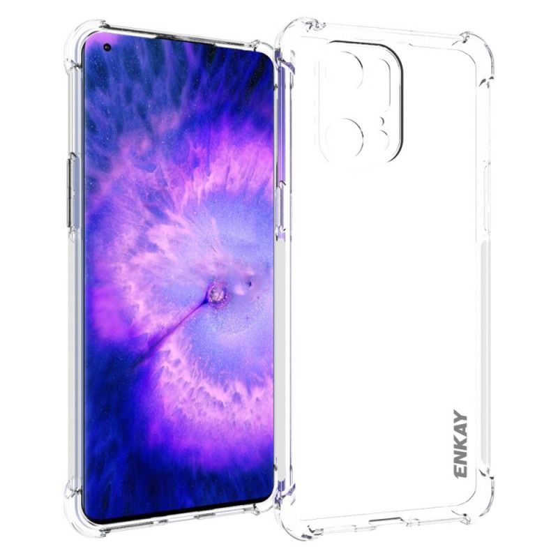 Deksel Til Oppo Find X5 Pro Transparent Enkay