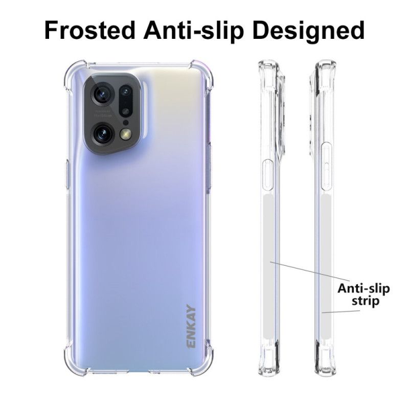 Deksel Til Oppo Find X5 Pro Transparent Enkay