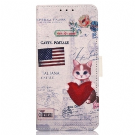 Folio Deksel Til Samsung Galaxy A03 Reisende Kat