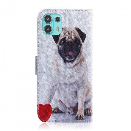 Folio Deksel Til Motorola Edge 20 Lite Pug Dog