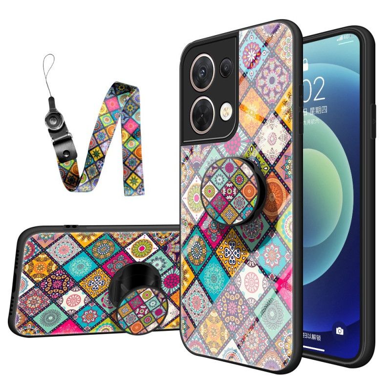 Deksel Til Oppo Reno 8 Patchwork