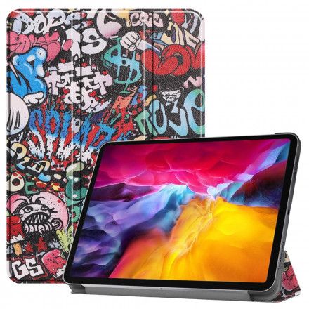 Beskyttelse Deksel Til iPad Air (2022) (2020) / Pro 11" Graffiti Pennholder