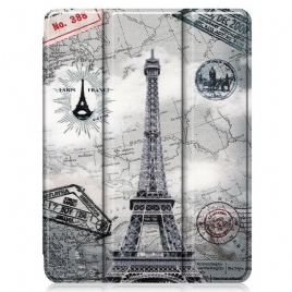 Beskyttelse Deksel Til iPad Air (2022) (2020) / Pro 11" Retro Eiffeltårnet