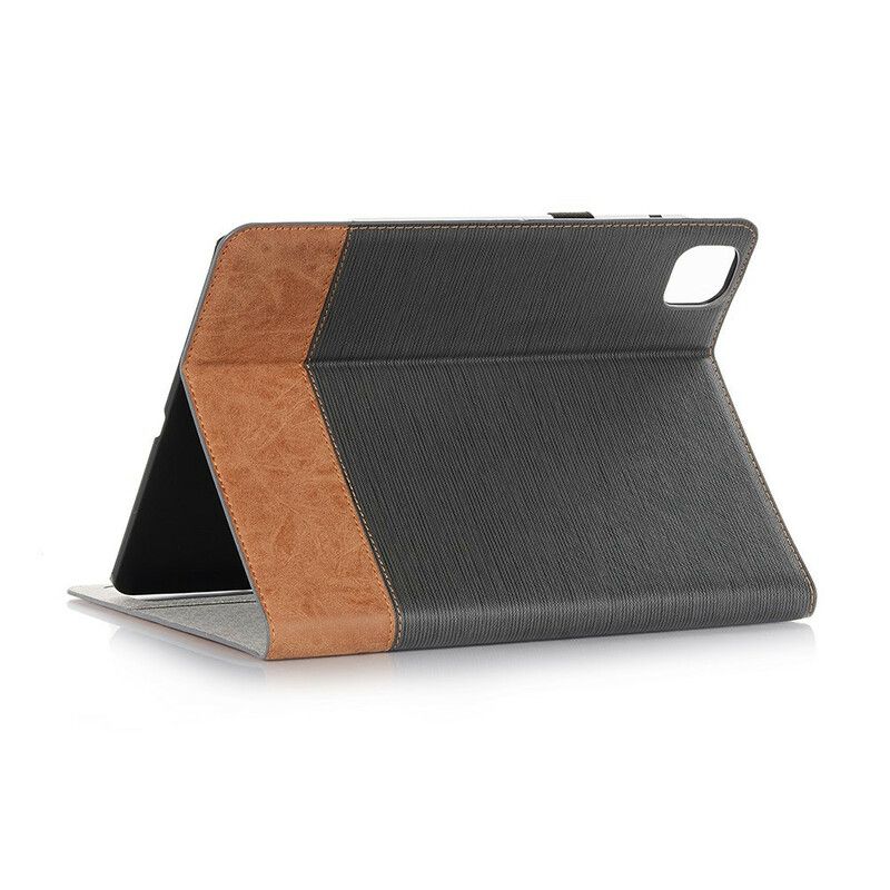 Etui Til iPad Air (2022) (2020) / Pro 11" Cross Texture Spleiset Lær