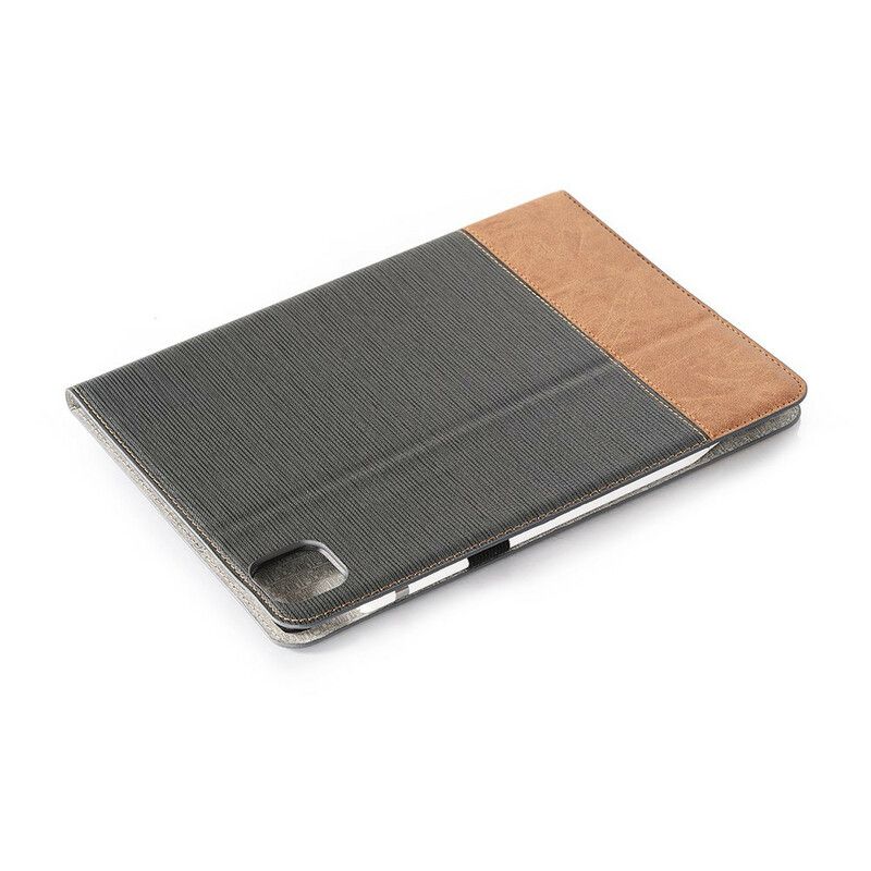 Etui Til iPad Air (2022) (2020) / Pro 11" Cross Texture Spleiset Lær